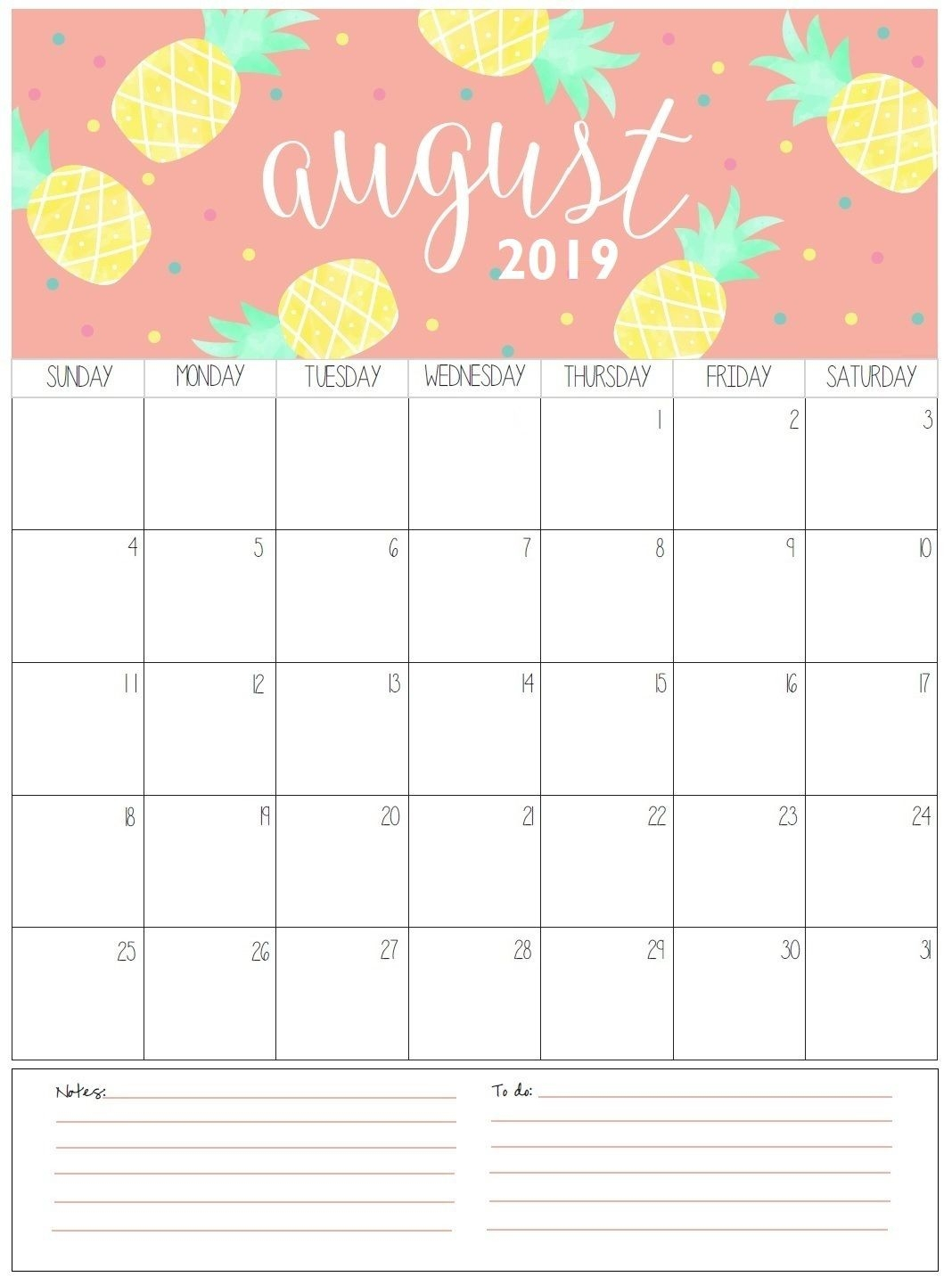 Summer Calendar Templates – Template Calendar Design