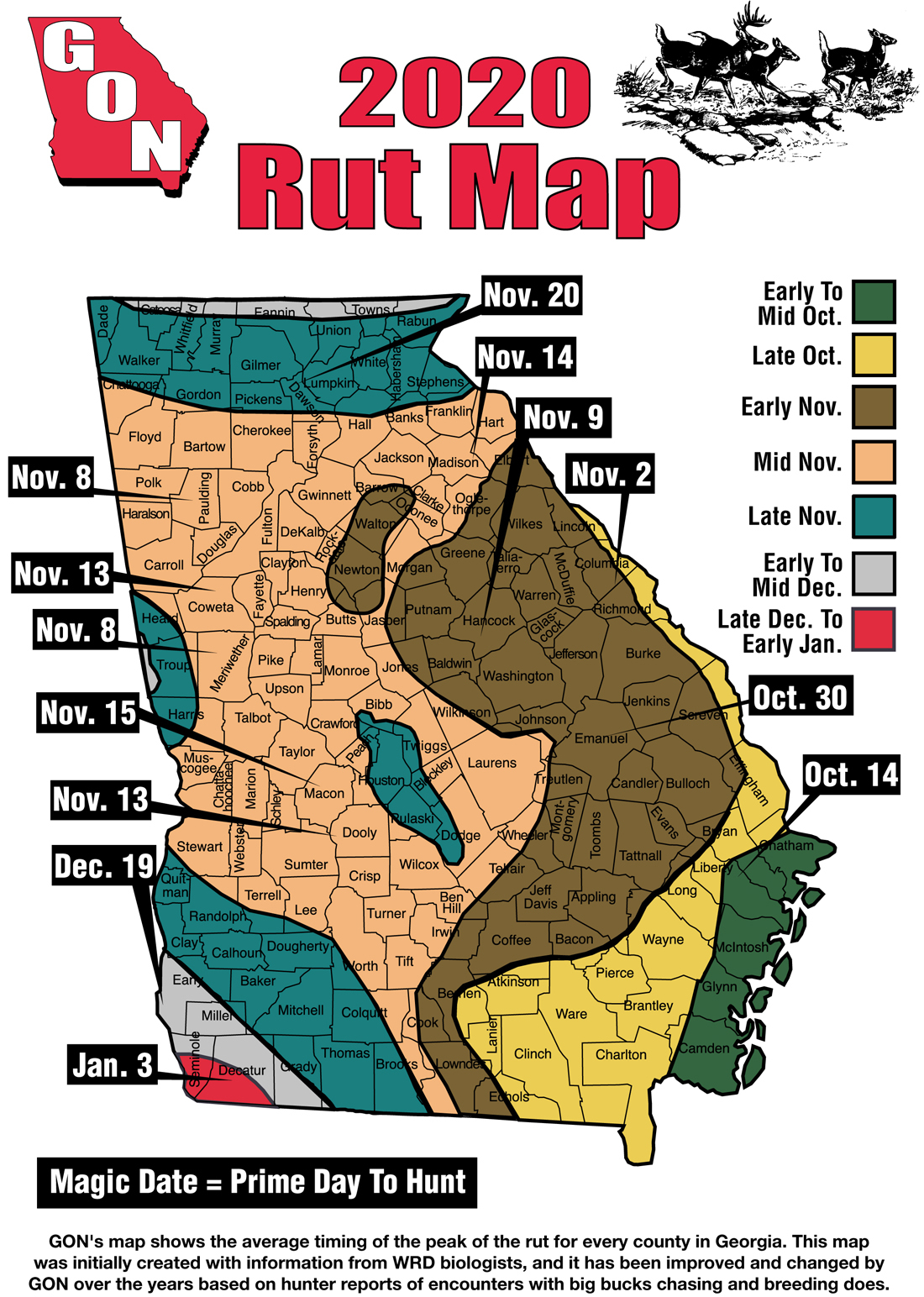 2020 Georgia Rut Map