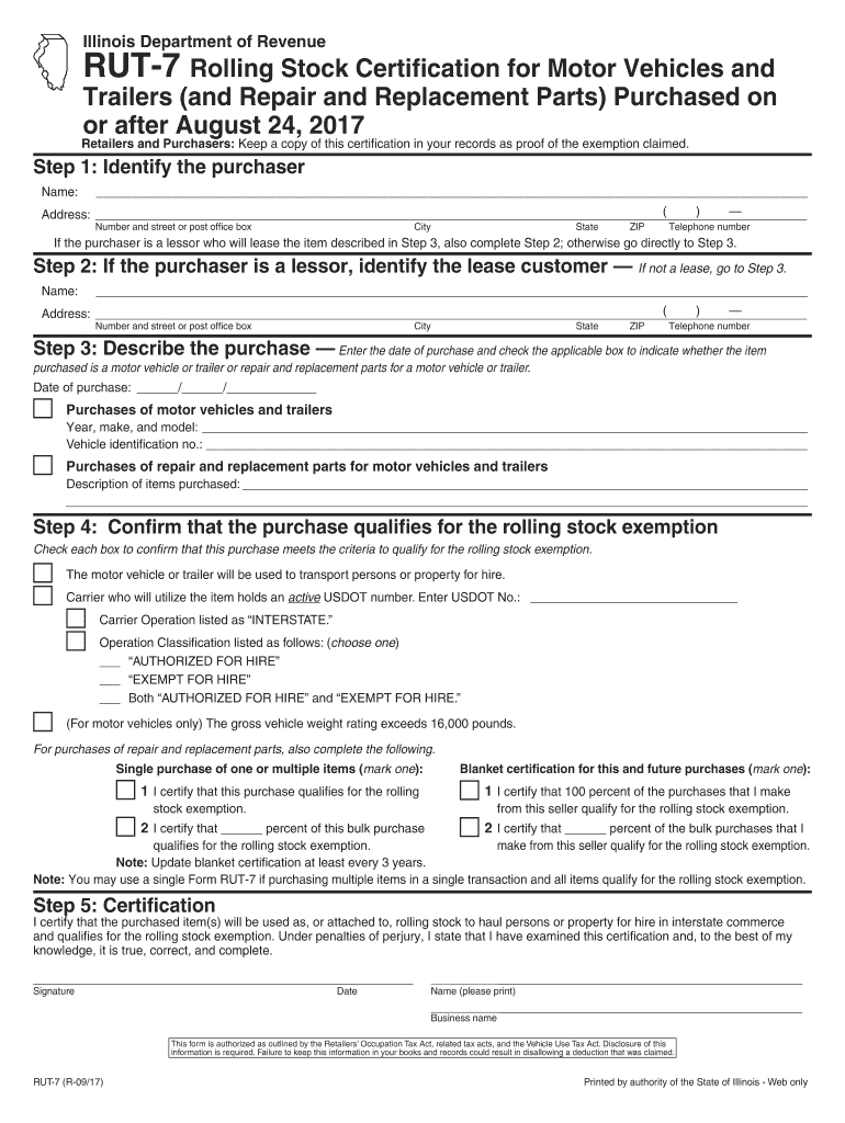 2017-2021 Form Il Rut-7 Fill Online, Printable, Fillable
