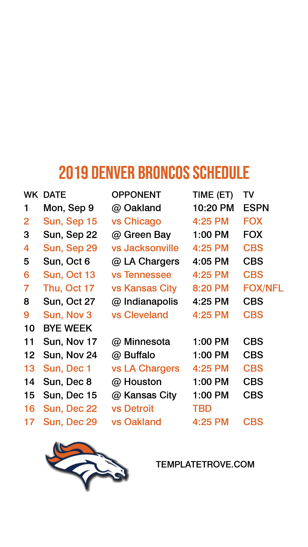 Pin By Doterickson On Nfl Teams | Printable Nfl Schedule