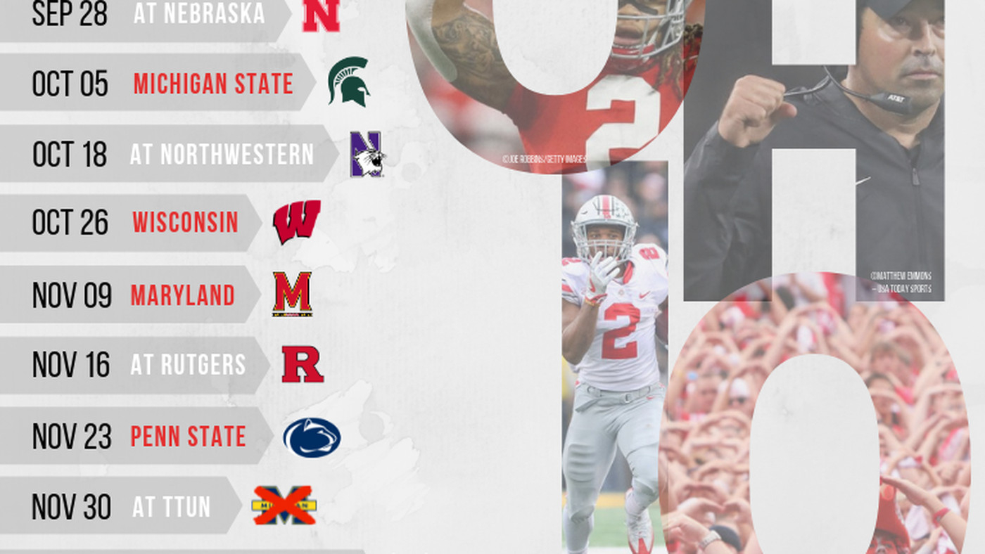 Printable 2019 Ohio State Football Schedule - Land-Grant