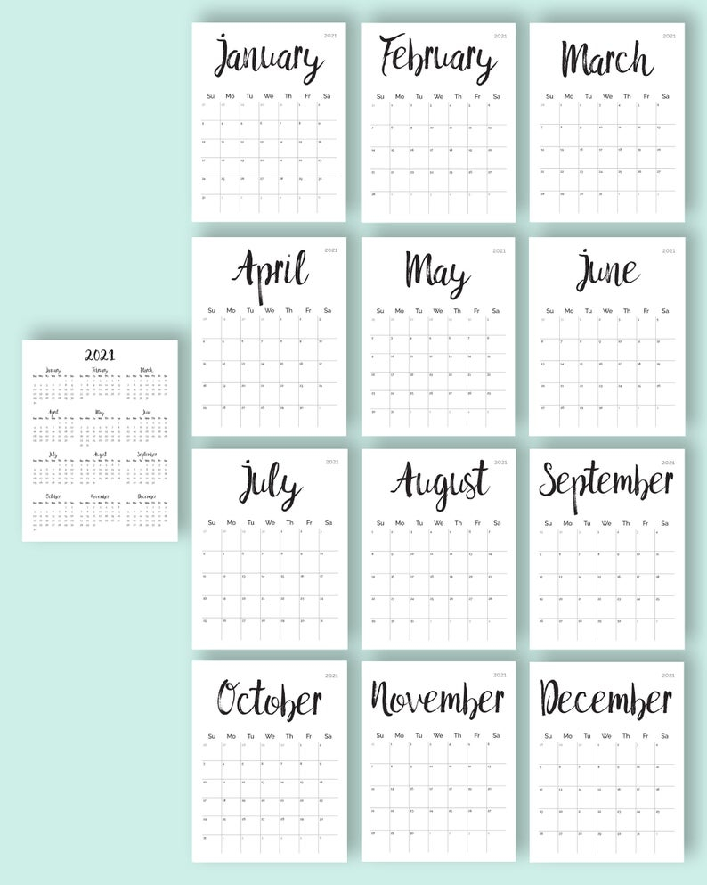 Printable Calendar 2021 2022 Desk Calendar Pdf Download
