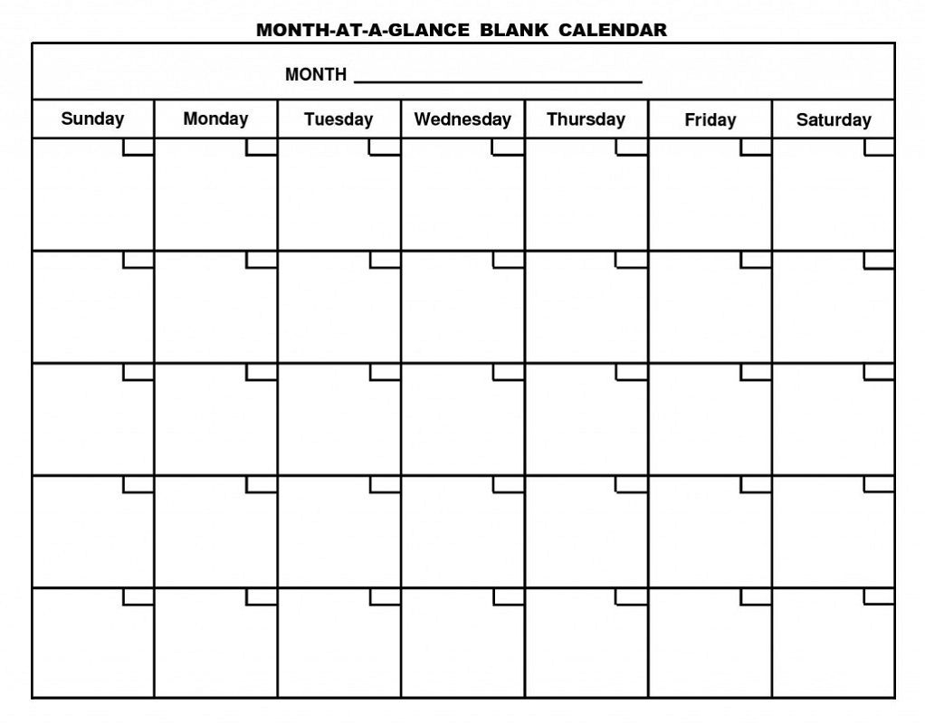 Printable Calendar Pages Monthly | Activity Shelter