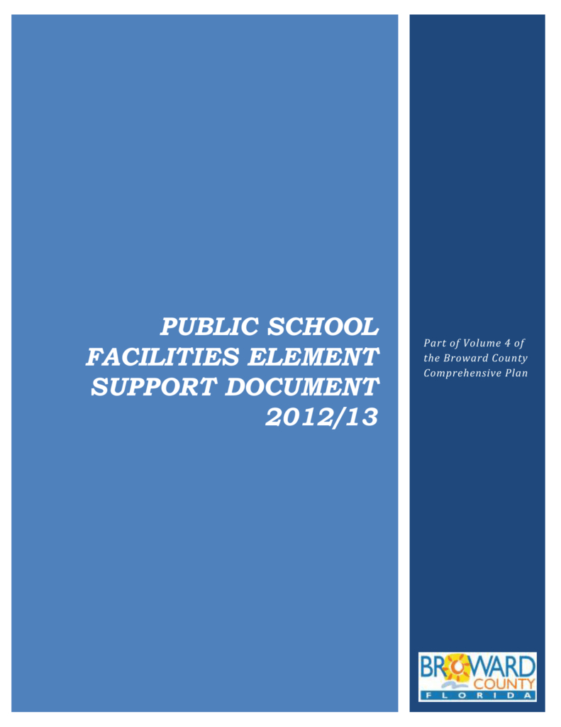 Public School Facilities Element Support