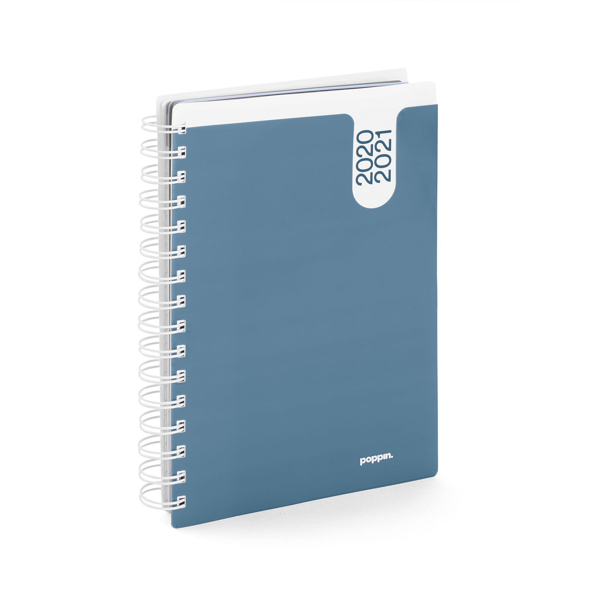 Slate Blue Medium 18 Month Pocket Book Planner, 2020-2021