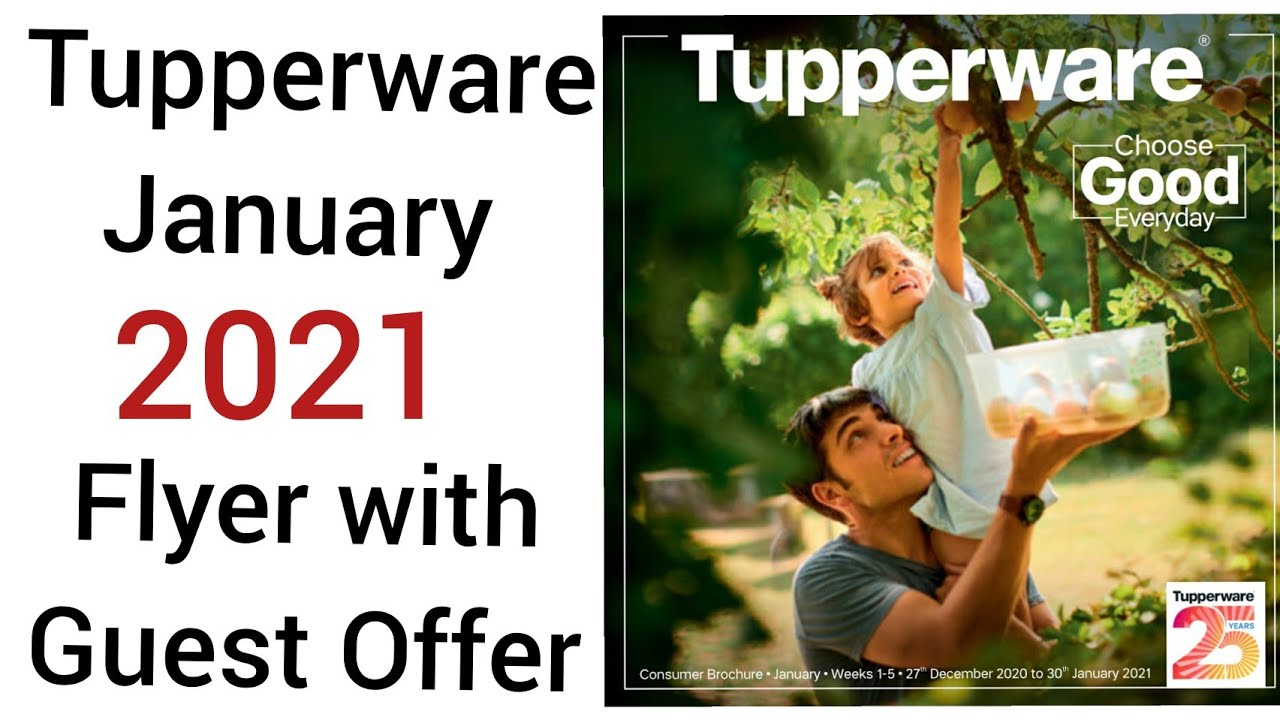 Tupperware January 2021 Consumer Flyer With Guest Offer