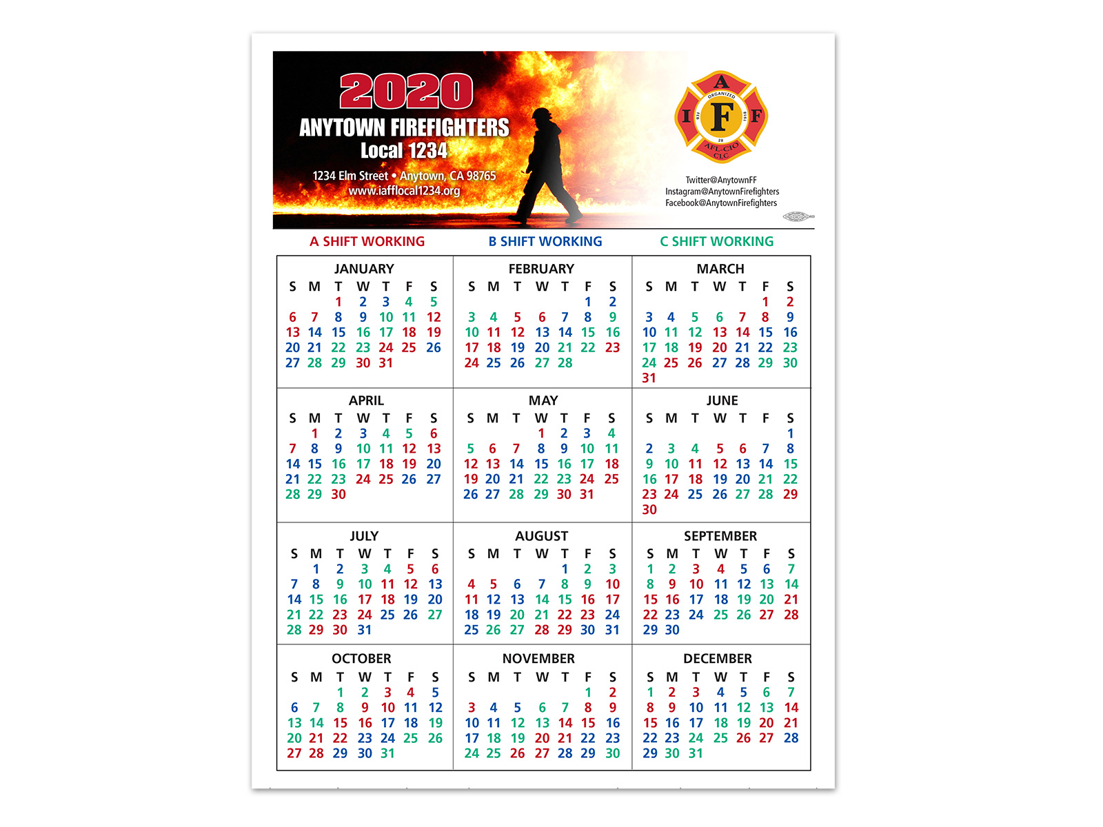 La County Fire Shift Calendar 2021 Example Calendar Printable Images 