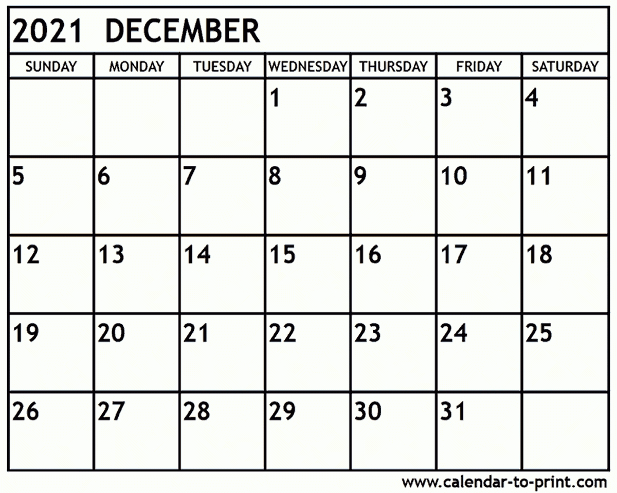 December 2021 Calendar With Notes | Avnitasoni