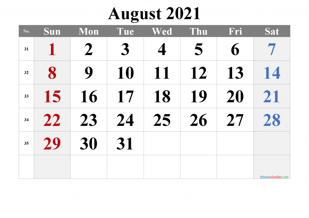 Editable Free Printable 2021 Calendar With Holidays