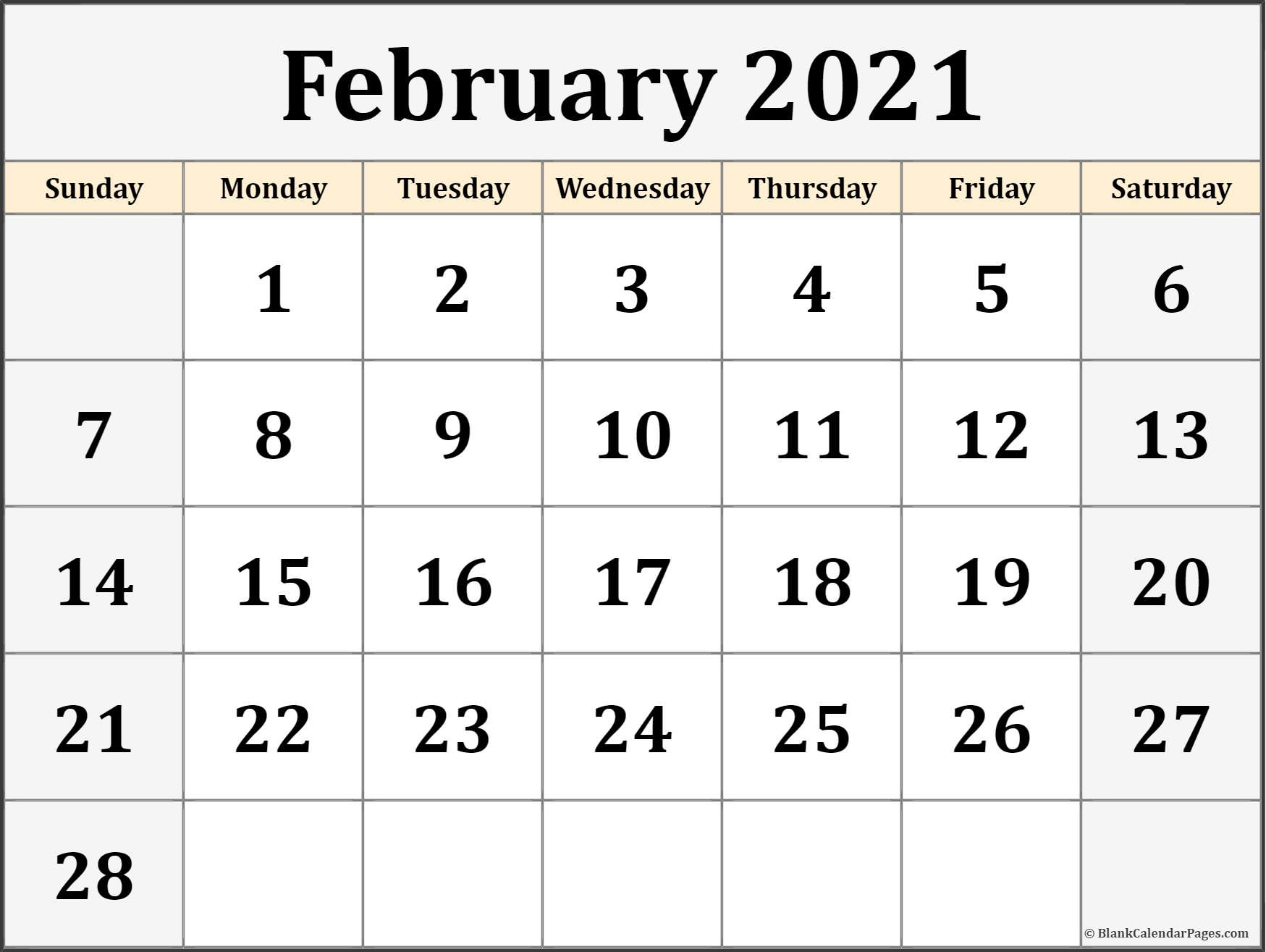 Free Calendars 2021 Printable | Calendar Printables Free Blank