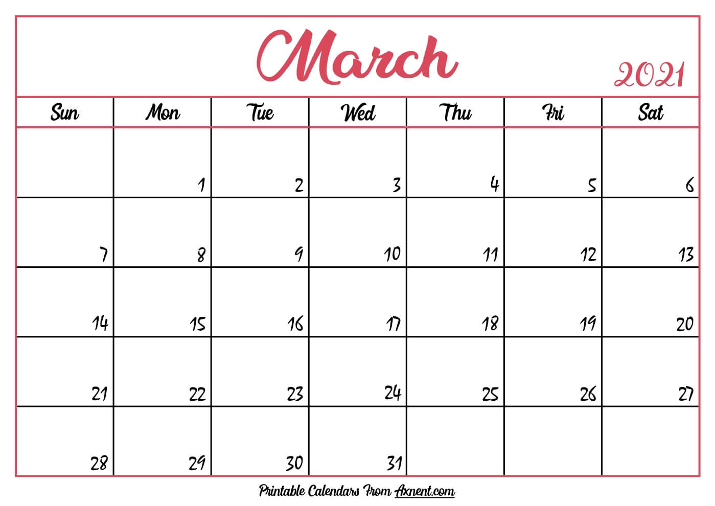 Free Editable Weekly 2021 Calendar : Free Fully Editable