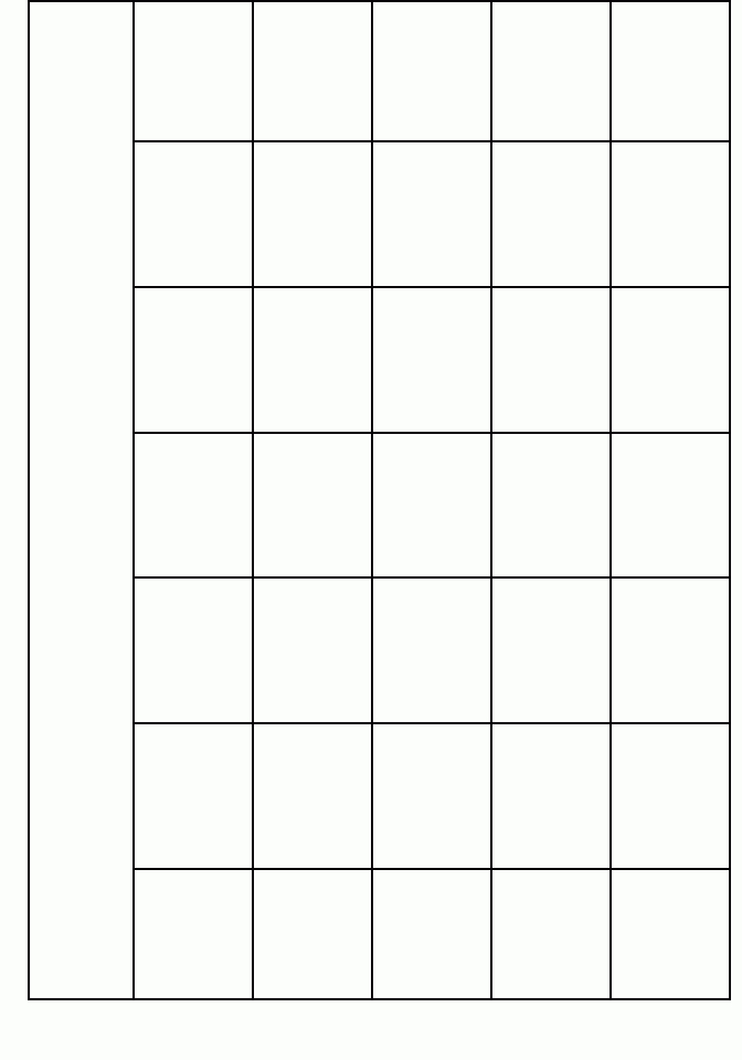 Free Printable Blank Calendar Template 3 | Printable Blank