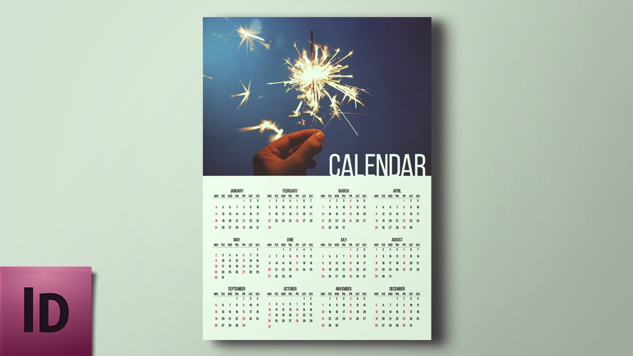 How To Create A Calendar - Indesign Tutorial - Youtube
