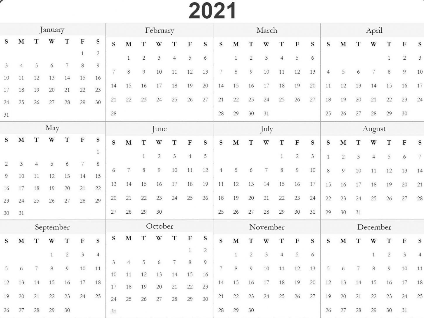 Julian Date Calendar 2021 | Example Calendar Printable