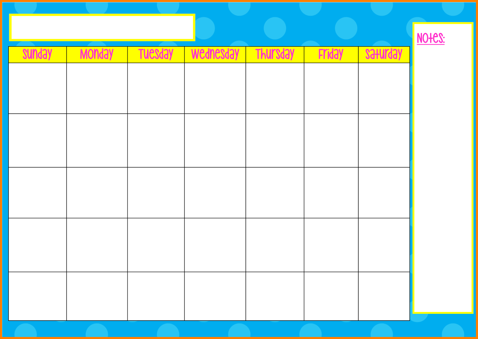 Monday Through Friday Free Printable Calendar Calendar Printables