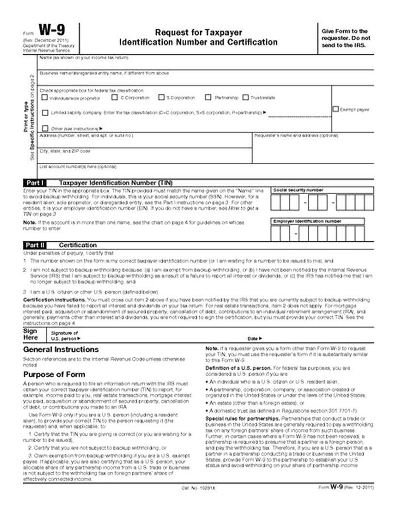 W9 Forms 2021 Printable Spanish | Example Calendar Printable