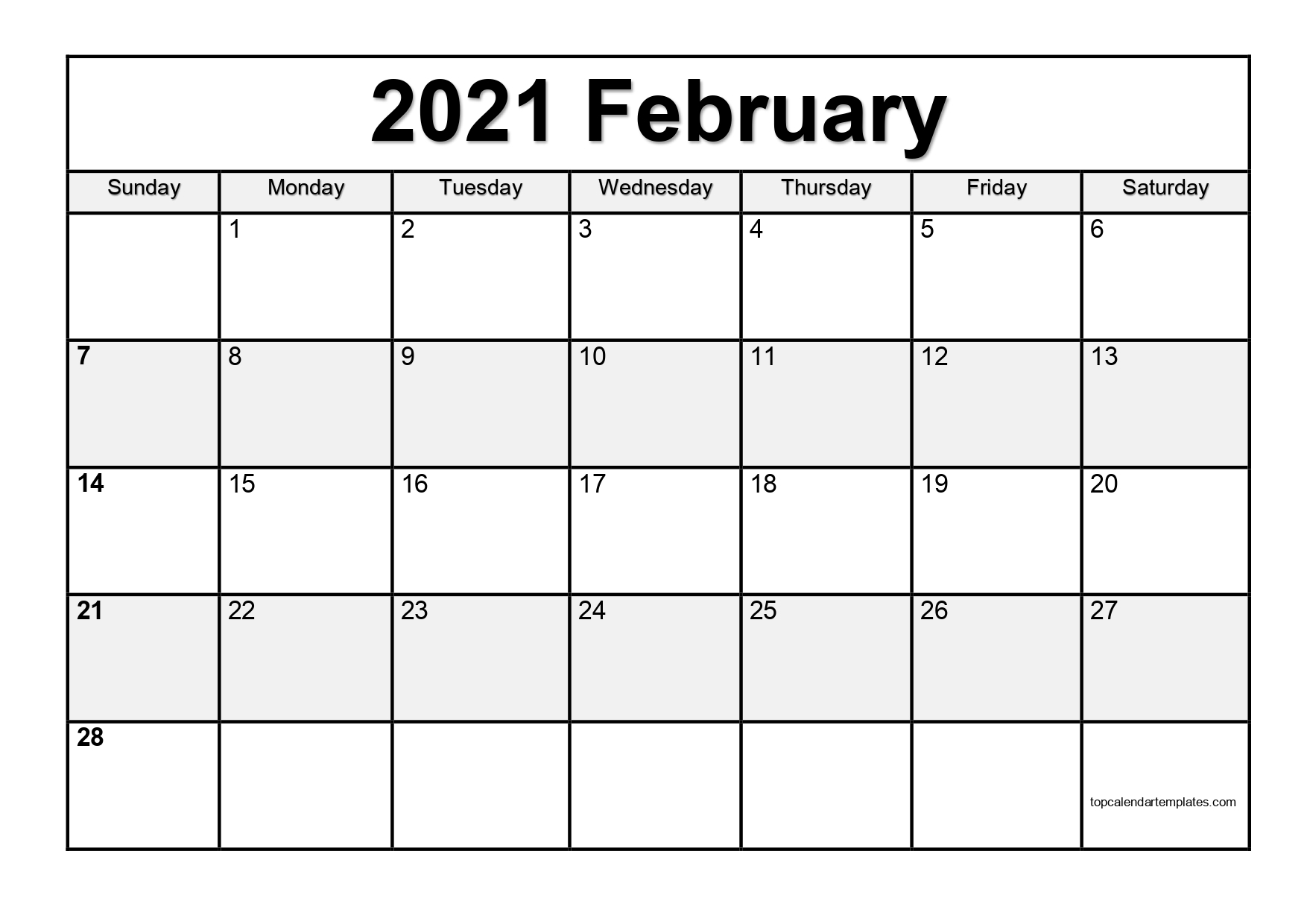 Free Editable Weekly 2021 Calendar - Free Printable 2021