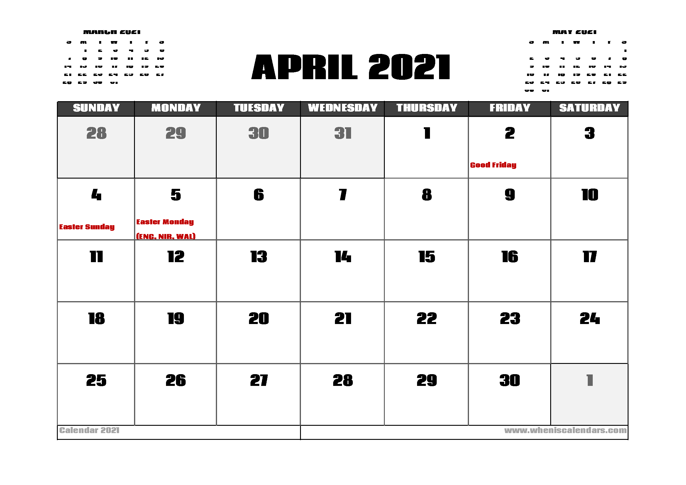 20+ 2021 Public Holidays - Free Download Printable Calendar Templates ️
