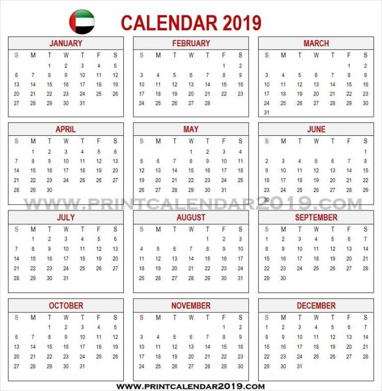 20+ Calendar 2021 Uae - Free Download Printable Calendar
