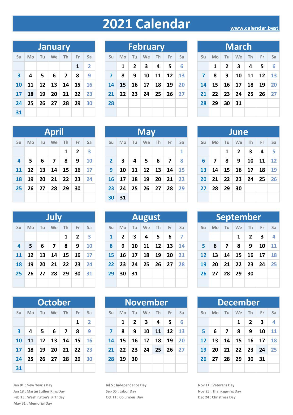 2021, 2022, 2023 Federal Holidays : List And Calendars