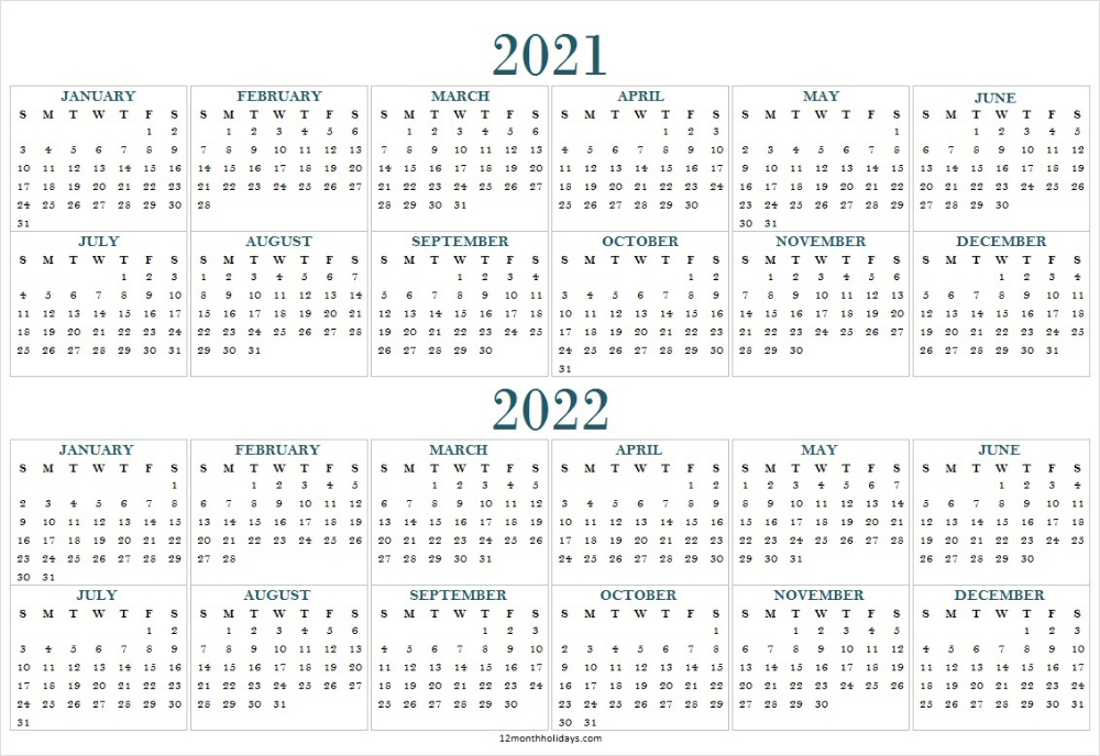2022 Calendar Nz Printable - Twontow