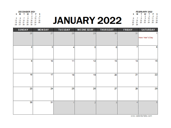 2022 Calendar Planner Uae Excel - Free Printable Templates