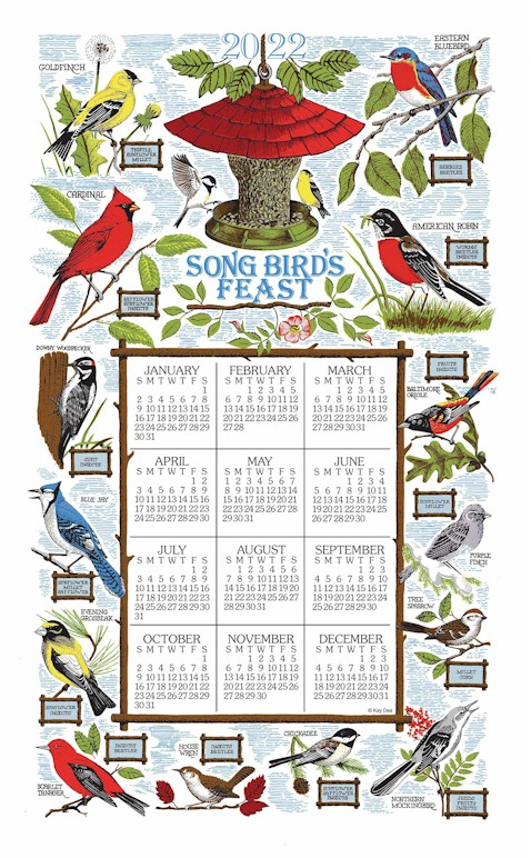 2022 Calendar Towel, Songbird Festival