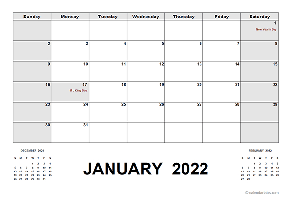 Everyday Is A Holiday Calendar 2022