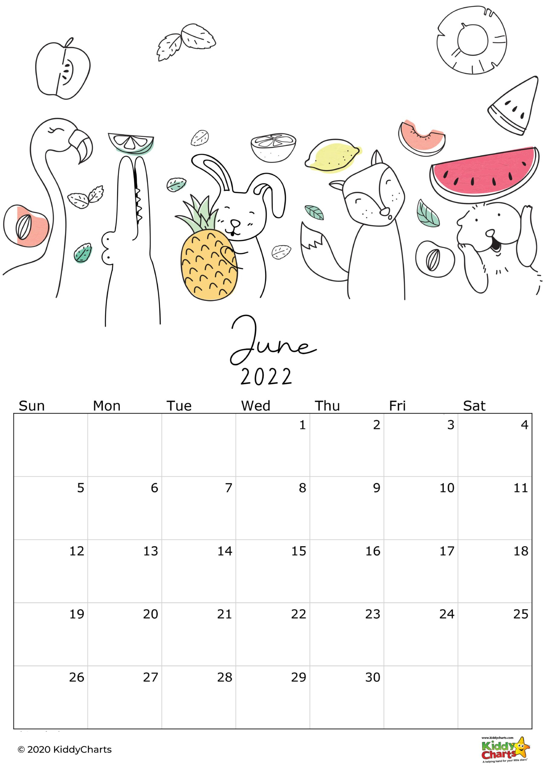 2022 Half Page Calendar - April Calendar 2022