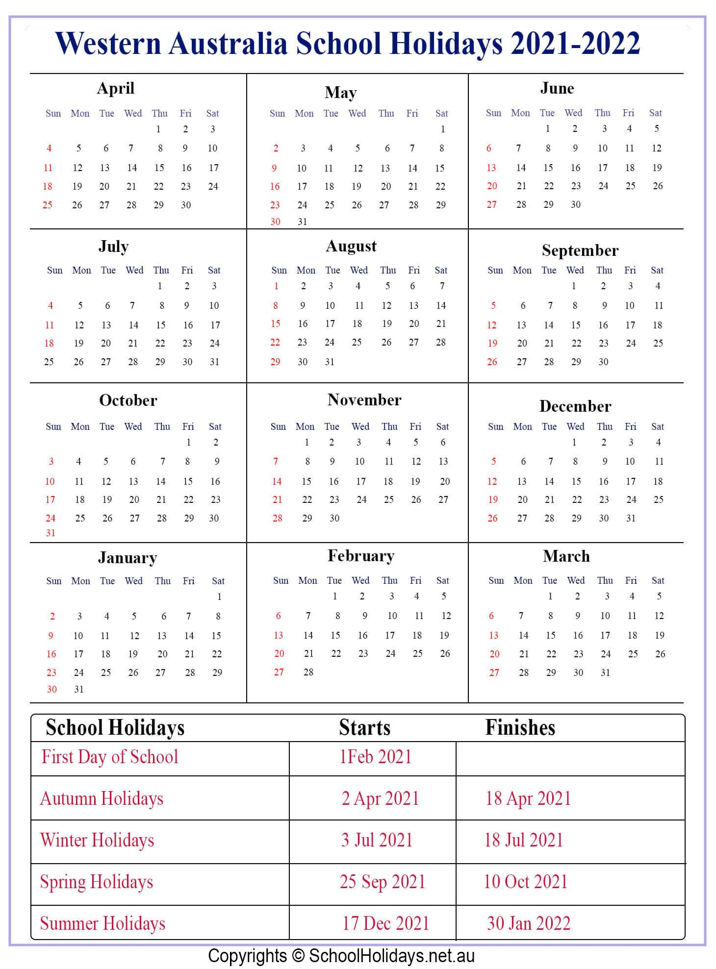 2022 School Calendar Queensland - Nexta