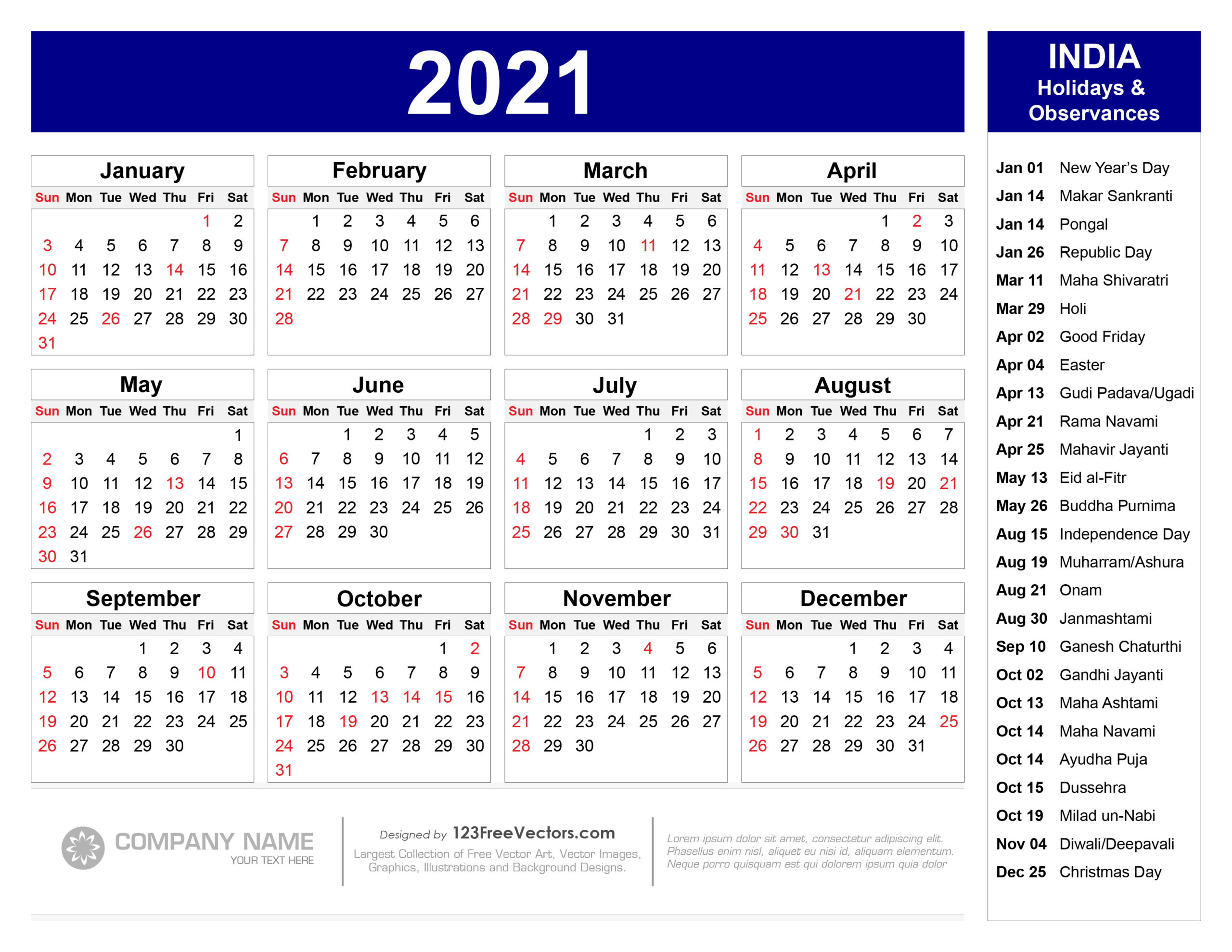 210+ 2021 Calendar Vectors | Download Free Vector Art