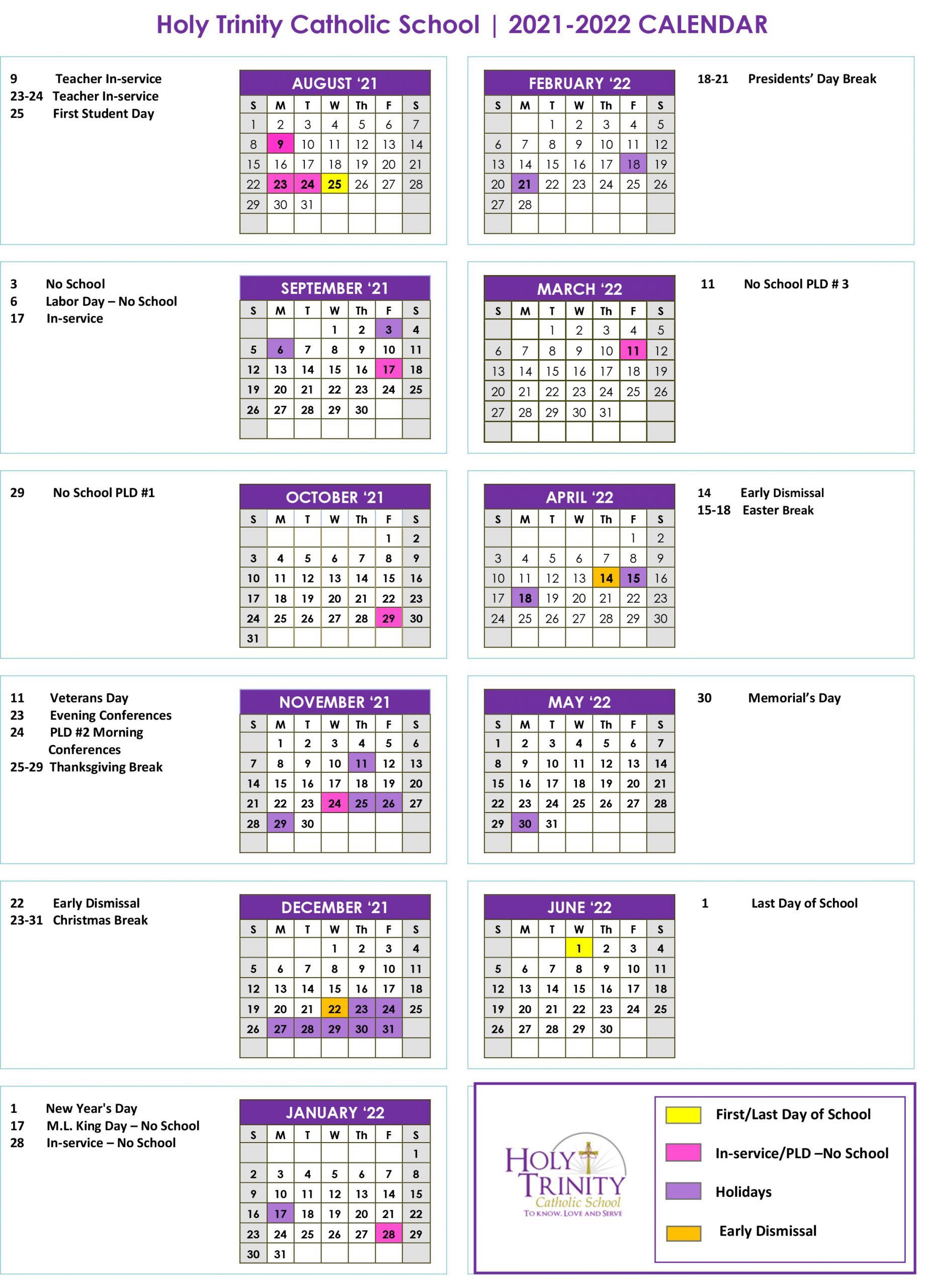 School Calendar 2021 To 2022 Usa Calendar Printables Free Blank