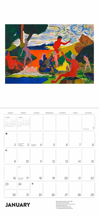 African American Art 2022 Wall Calendar