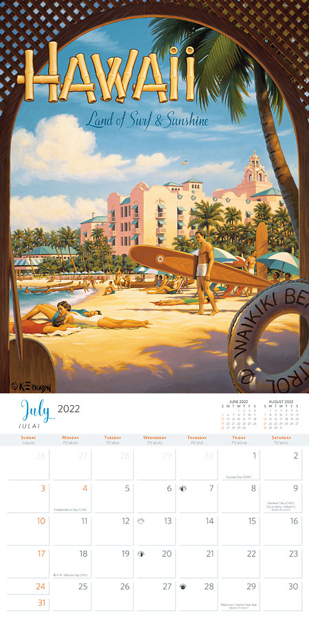 Holiday Wall Calendar 2022