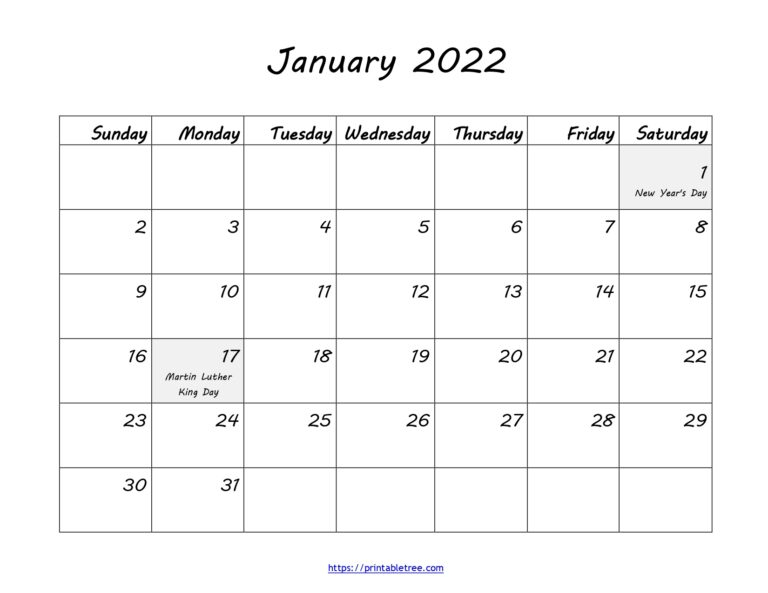 January Calendar 2022 Quotes