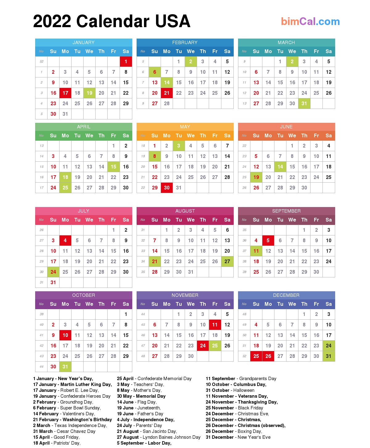 Broward County Calendar 2022-23