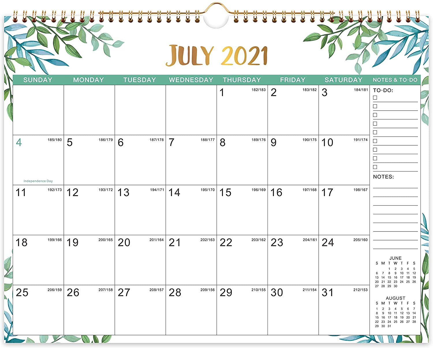 Buy Calendar 2021-2022 - Wall Calendar 2021-2022 From July