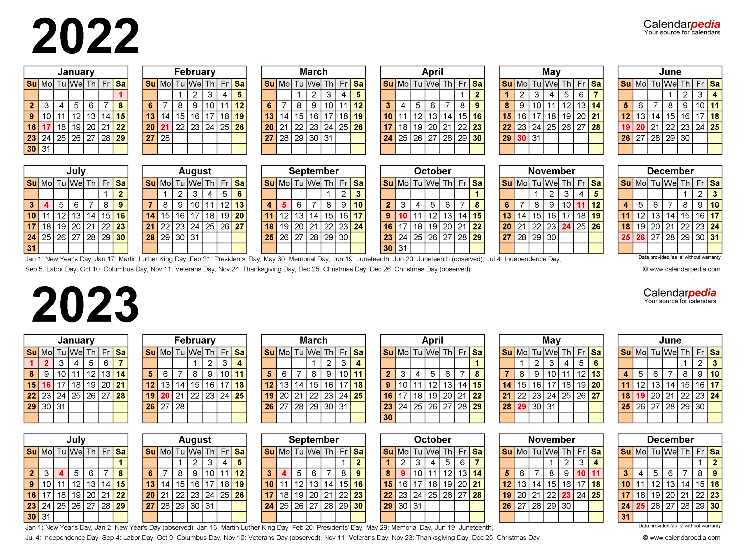 Calendar Lincoln Ellensburg 2022-2023 - Calendar Printable