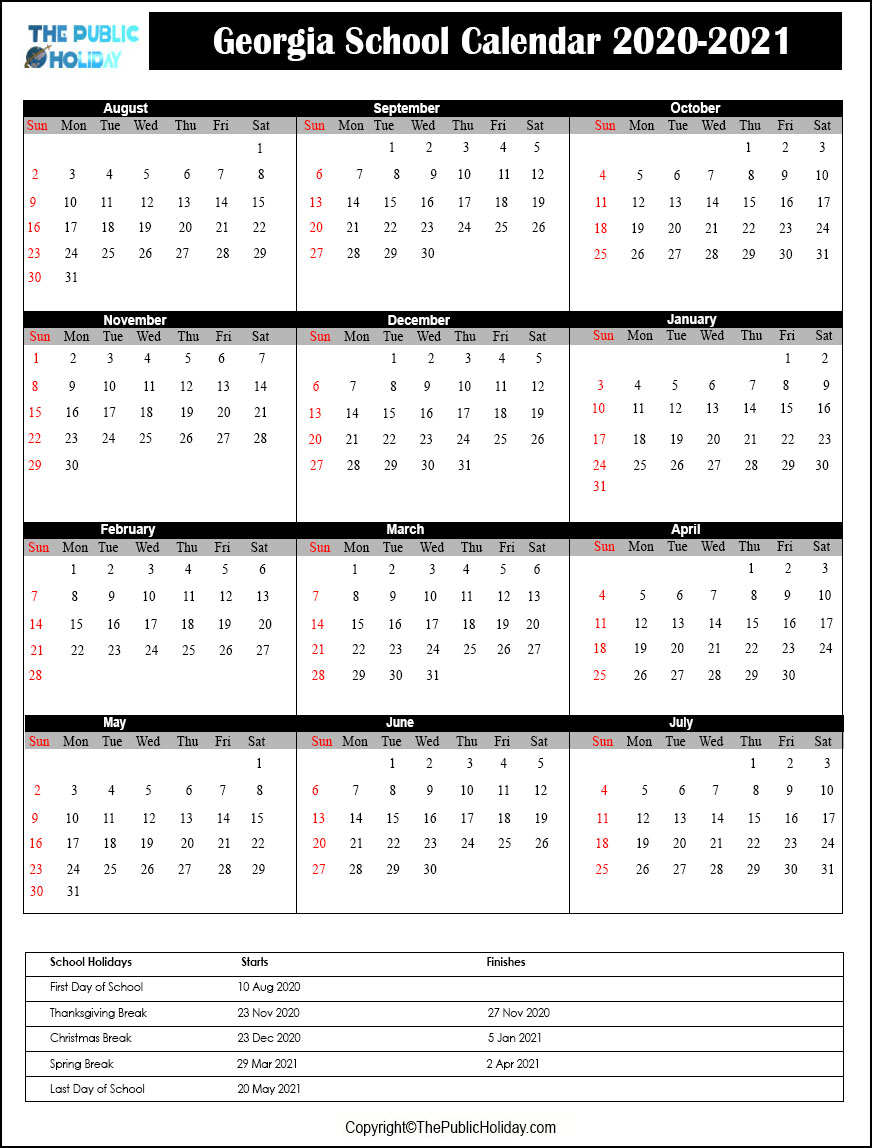 Carroll County Ga Public Schools Calendar 2022-2023