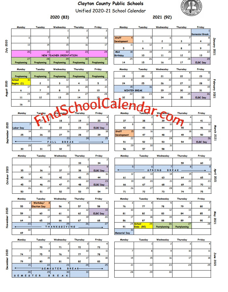 Clayton County Schools 2022-23 Calendar - November