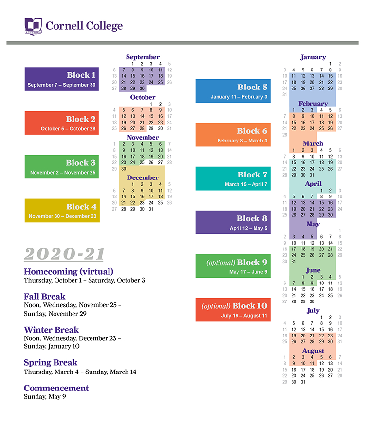 Cornell Academic Calendar 2021 2022 - Calendar 2021