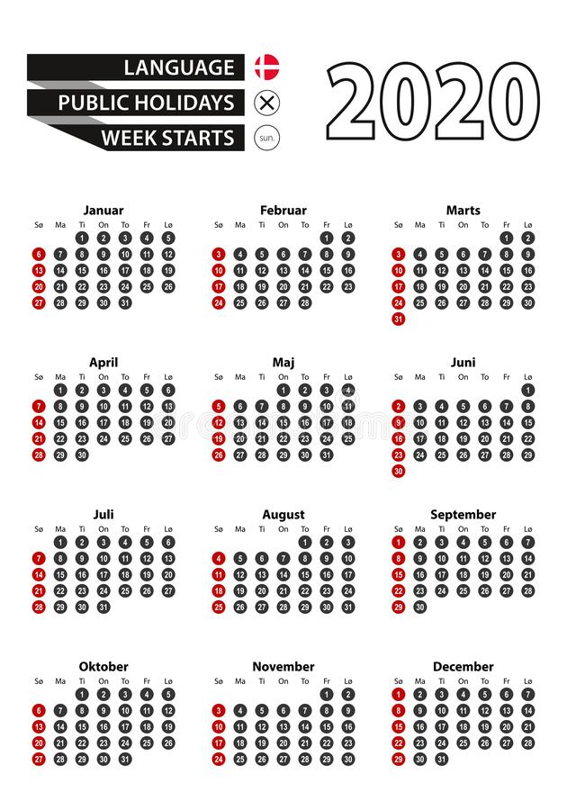 Danish Calendar 2025 With Holidays