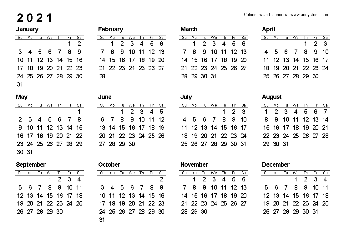 Desk Calendar For 2022 - Monthly Calendar Free Printable 2021