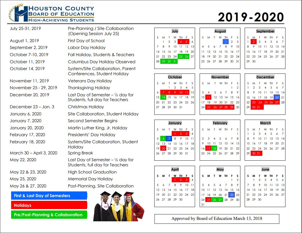 Doe Calendar 2020-21 → Waltery Learning Solution For Student