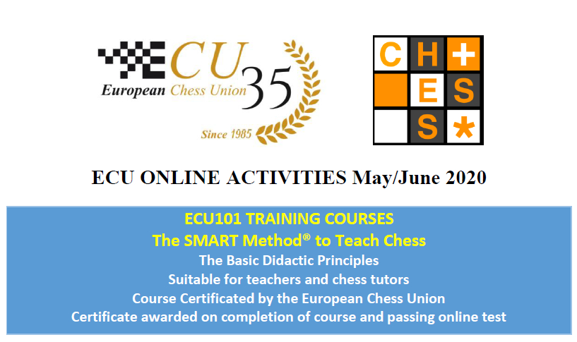 Ecu School Chess Teacher Courses May/June
