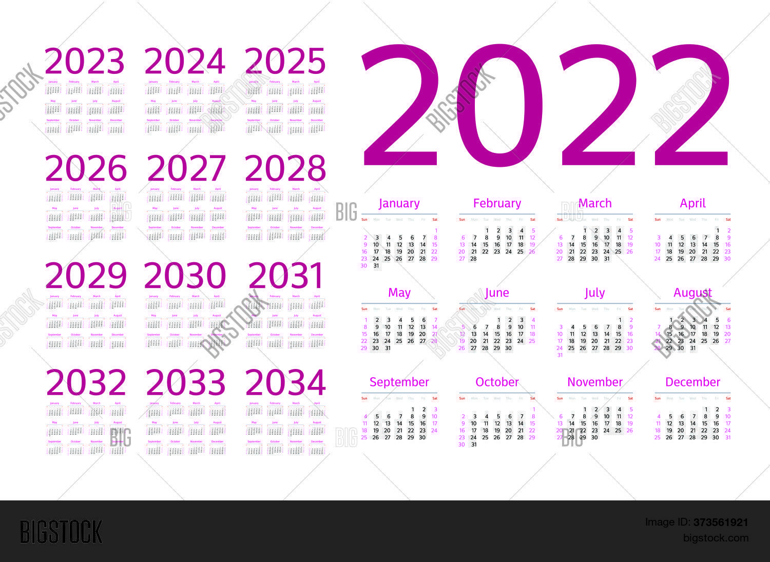 English Calendar 2022 - September Calendar 2022