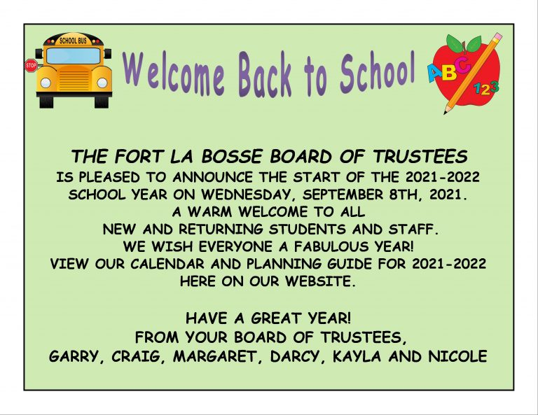 Fort La Bosse School Division | Preparing Students For The