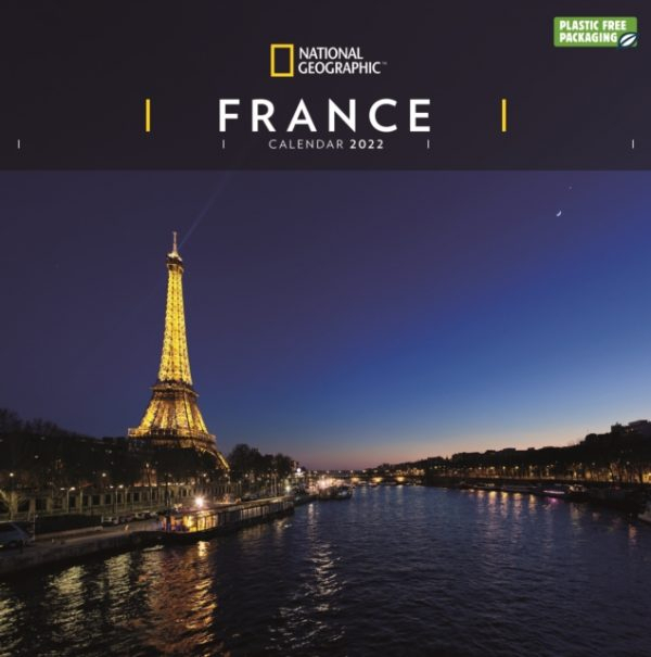 France National Geographic Square Wall Calendar 2022