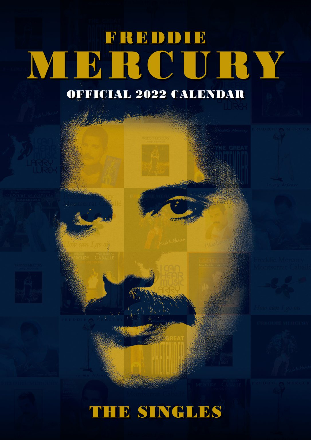 Freddie Mercury A3 Wall Calendar 2022 - Grange Communications