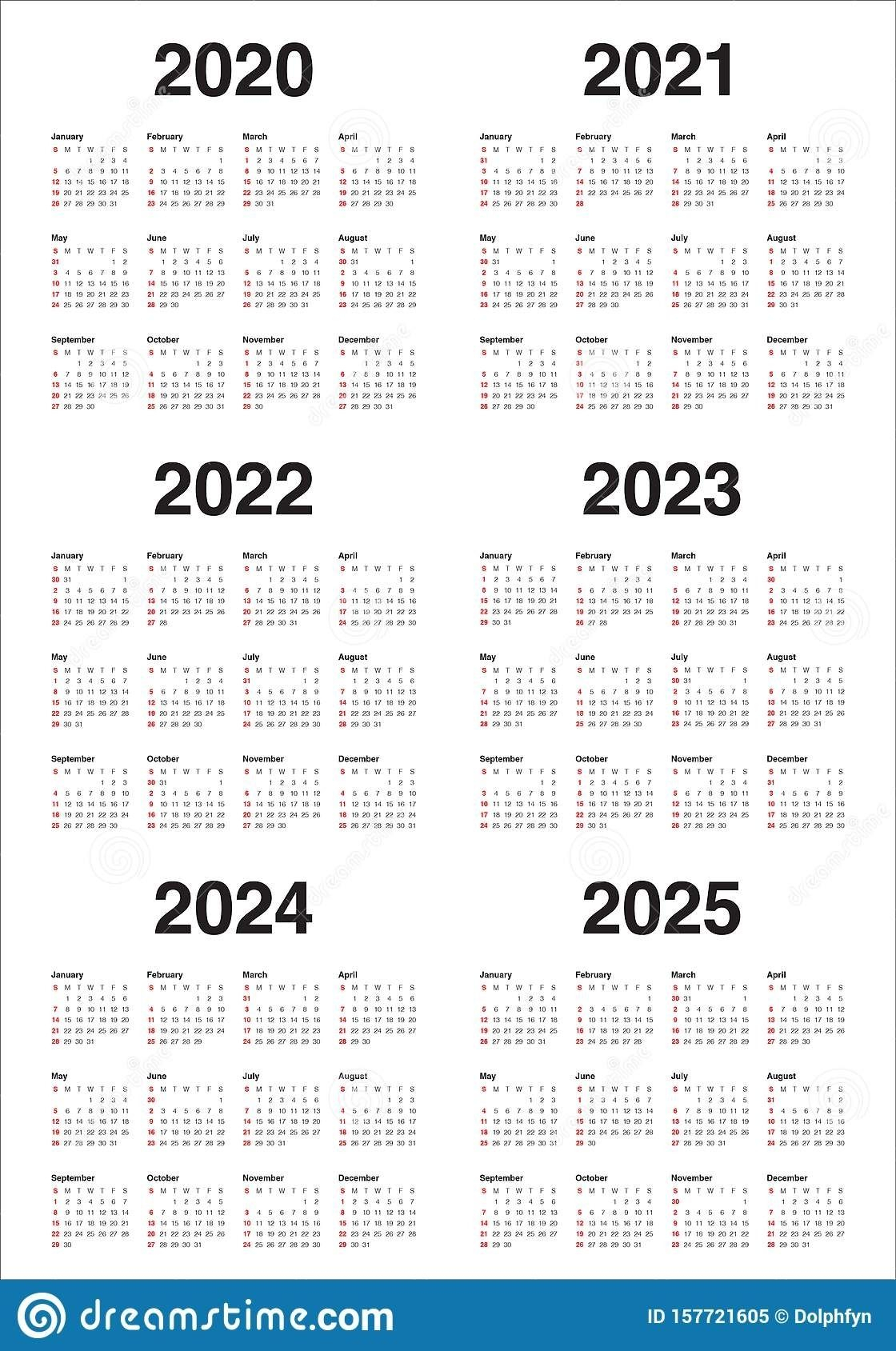 Free Printable 3 Year Calendar 2021 To 2023 - Yearmon